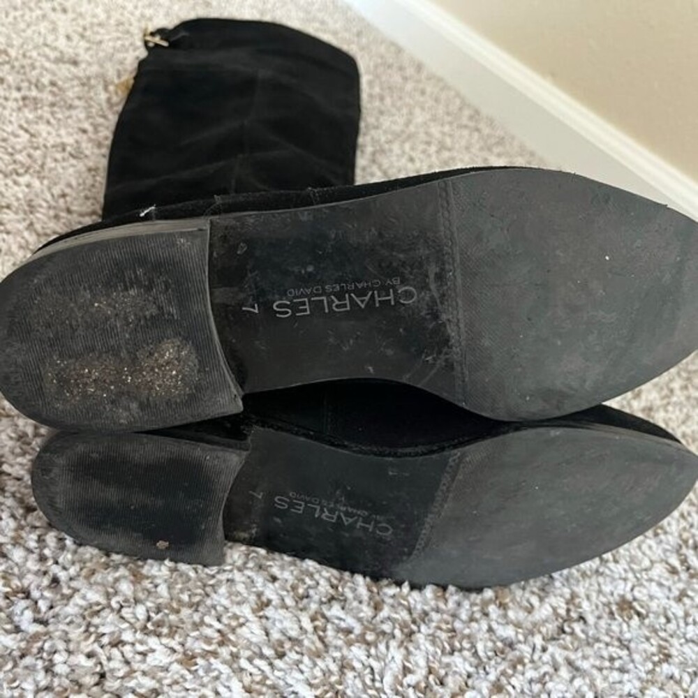 Boots With The Back Zipper Size 7 - Picture 8 of 9